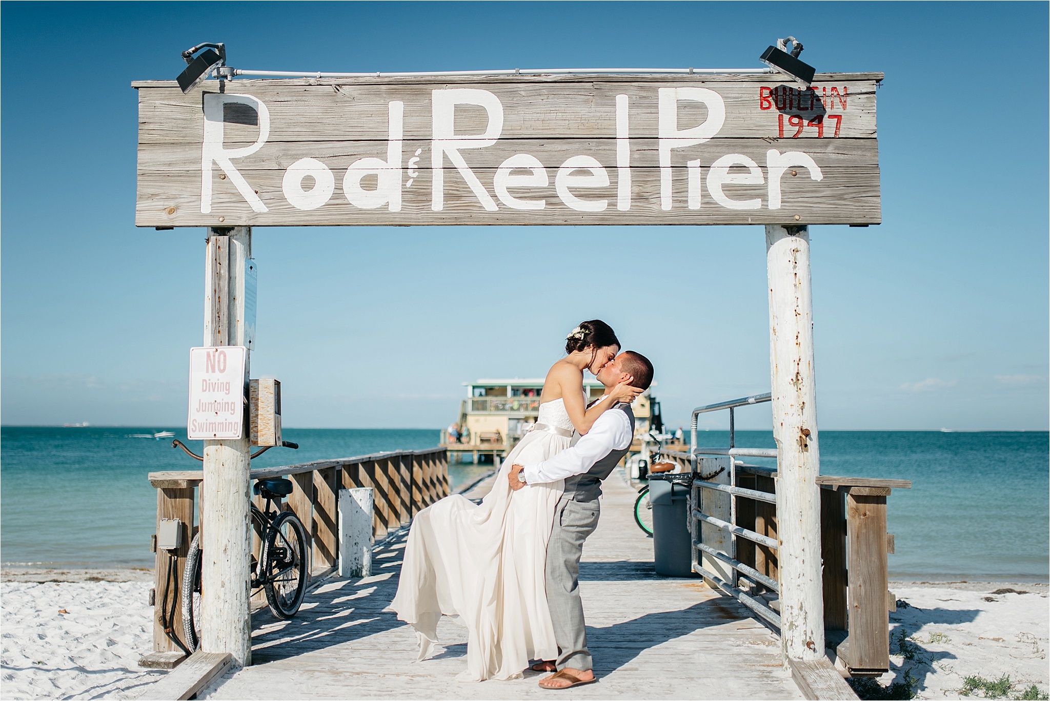 Anna Maria Island Wedding, Sand Bar Restaurant Wedding, Siesta Key Beach Wedding, Rod & Reel Pier, Sarasota Wedding Photographer ,