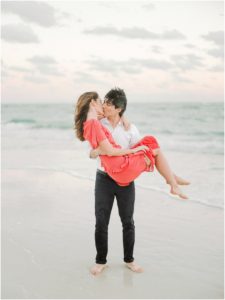 Fine art beach engagement photos, Anna Maria island wedding photographer, anna Maria island engagement pictures, beach engagement session