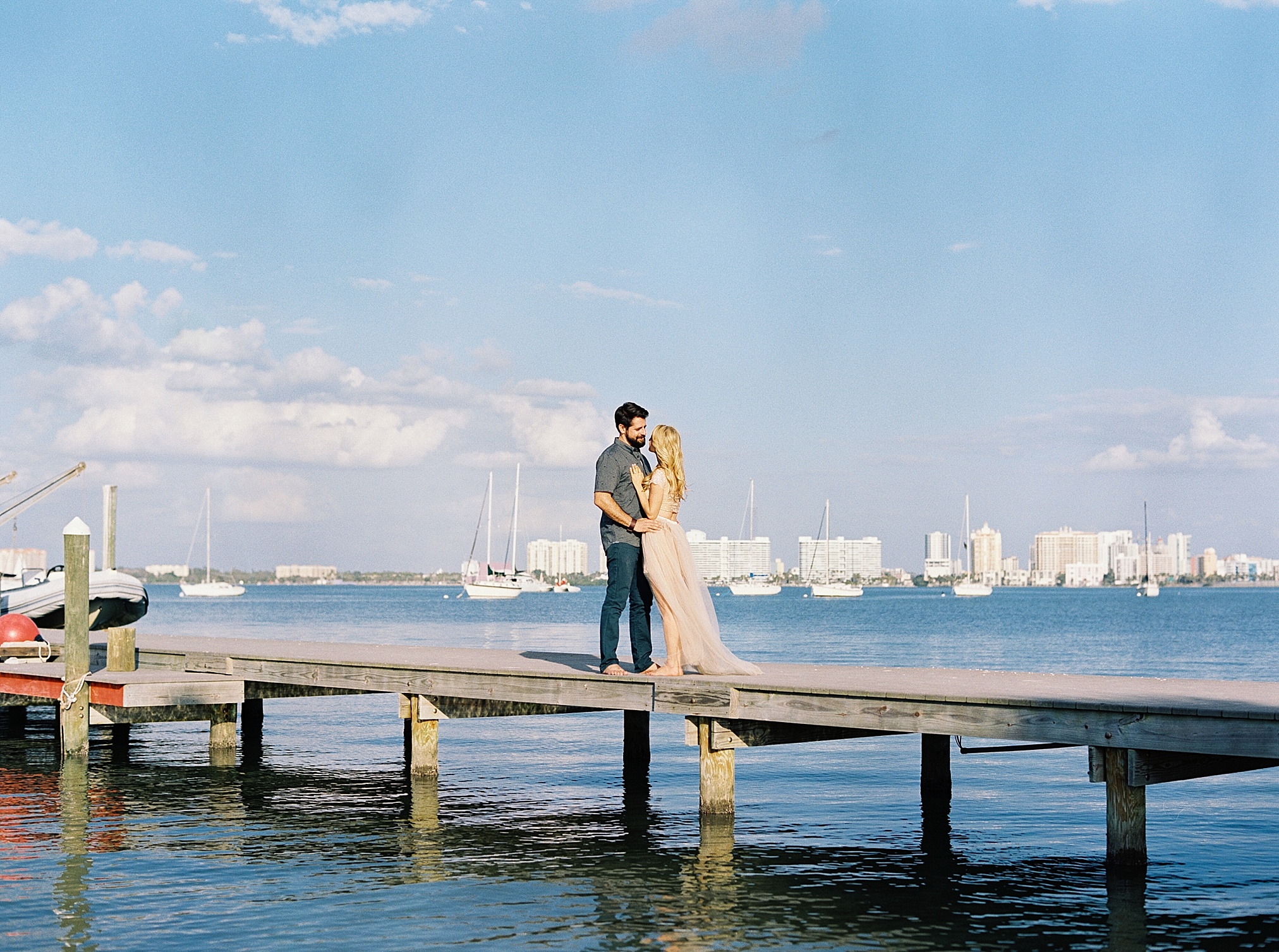 Sarasota Sailboat Engagement Session, Sarasota Wedding Photographer, Sarasota Film Photographer