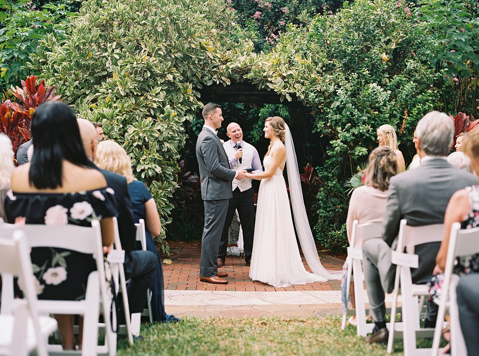 Sunken Gardens Wedding, St Petersburg Wedding Photographer, Tampa Film Wedding Photographer, Tropical wedding inspiration