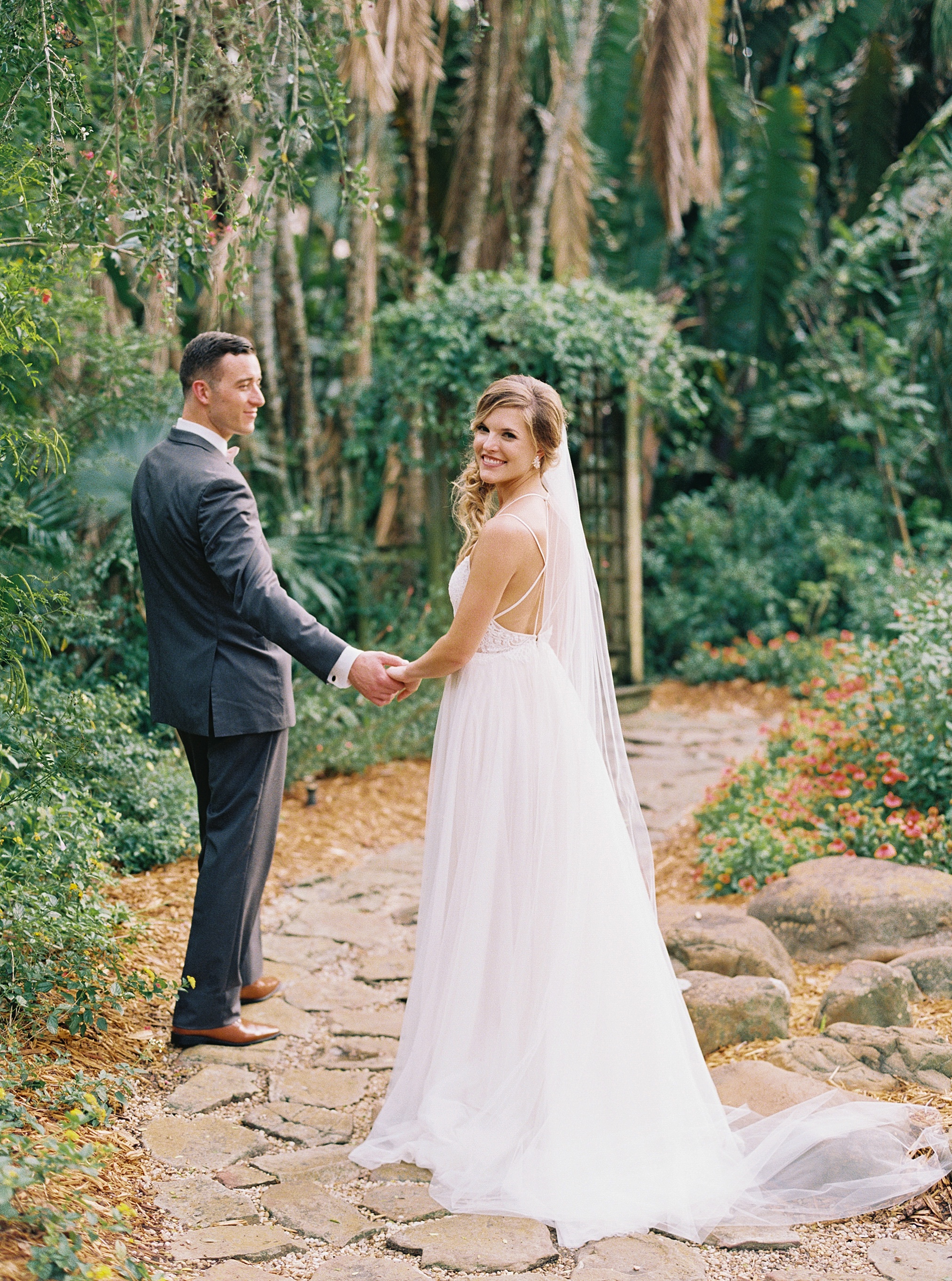 Sunken Gardens, Sarasota Wedding Photographer, St Petersburg Wedding, Tropical Wedding, Florida Tropical Wedding, Florida Film Photography