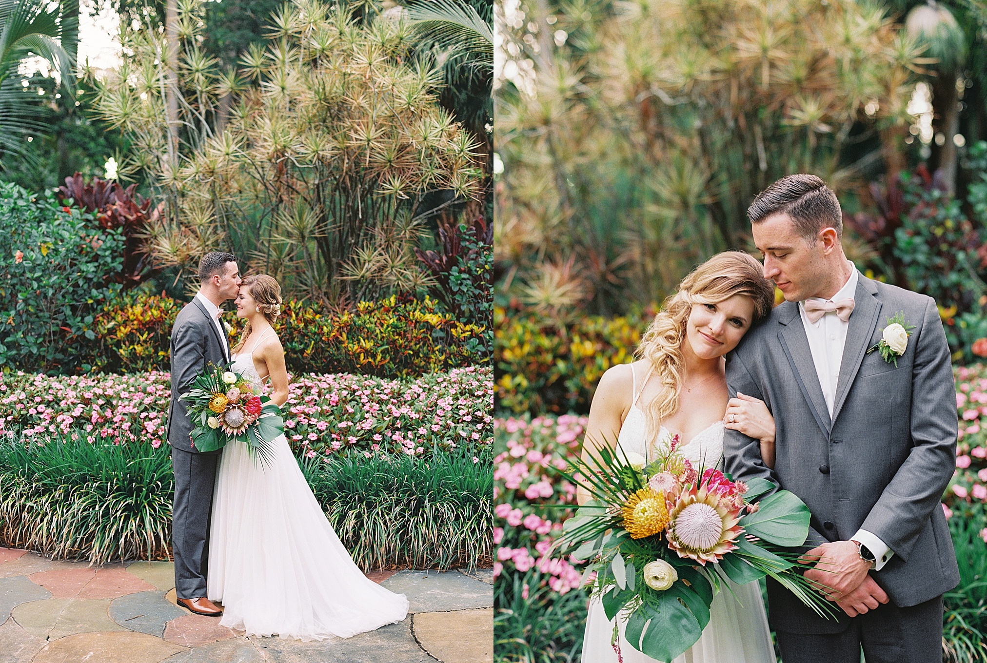 Sunken Gardens, Sarasota Wedding Photographer, St Petersburg Wedding, Tropical Wedding, Florida Tropical Wedding, Florida Film Photography