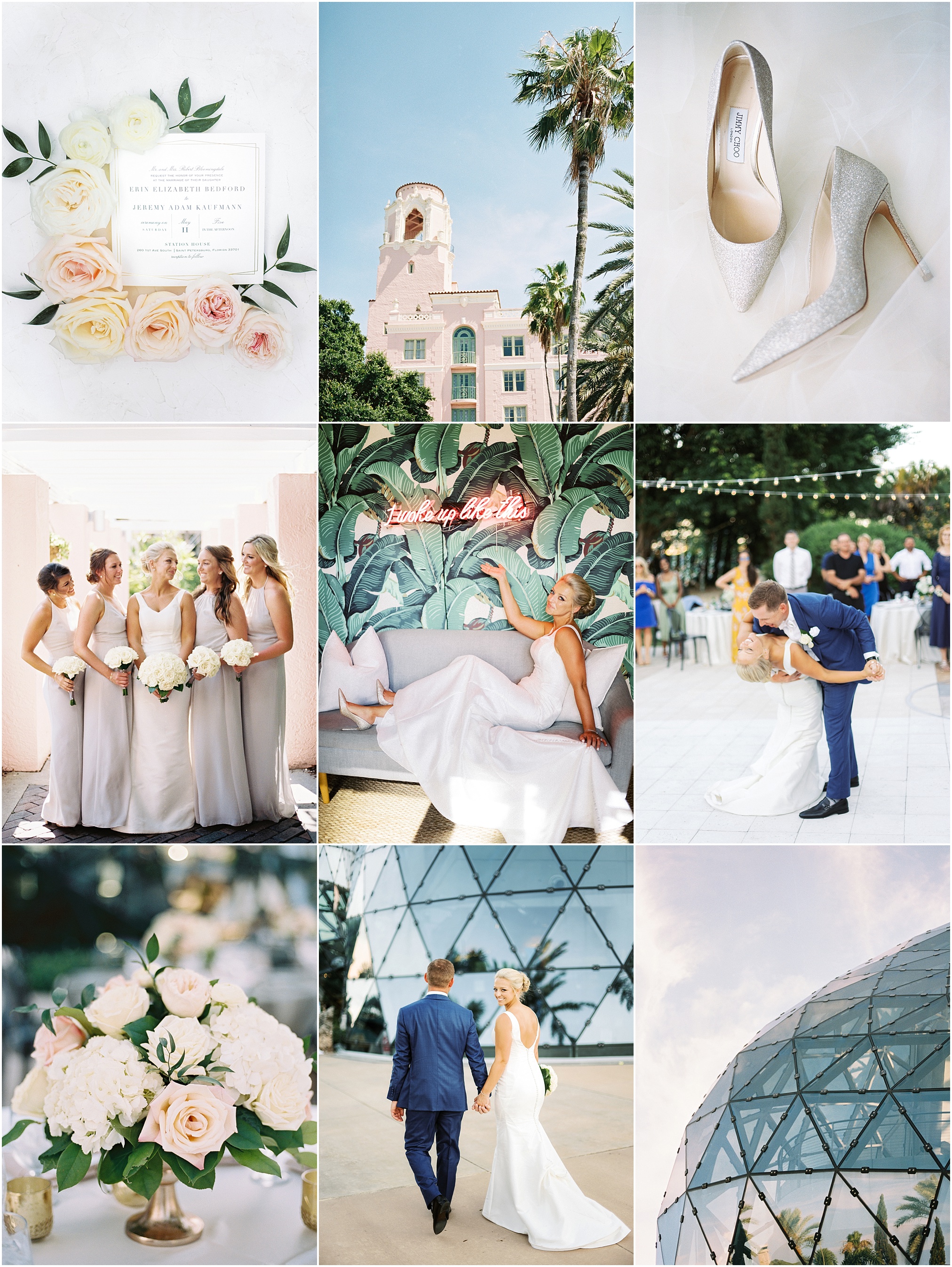Station House St Pete Wedding, The Dali Museum Wedding, The Vinoy Wedding, Downtown St Petersburg Wedding