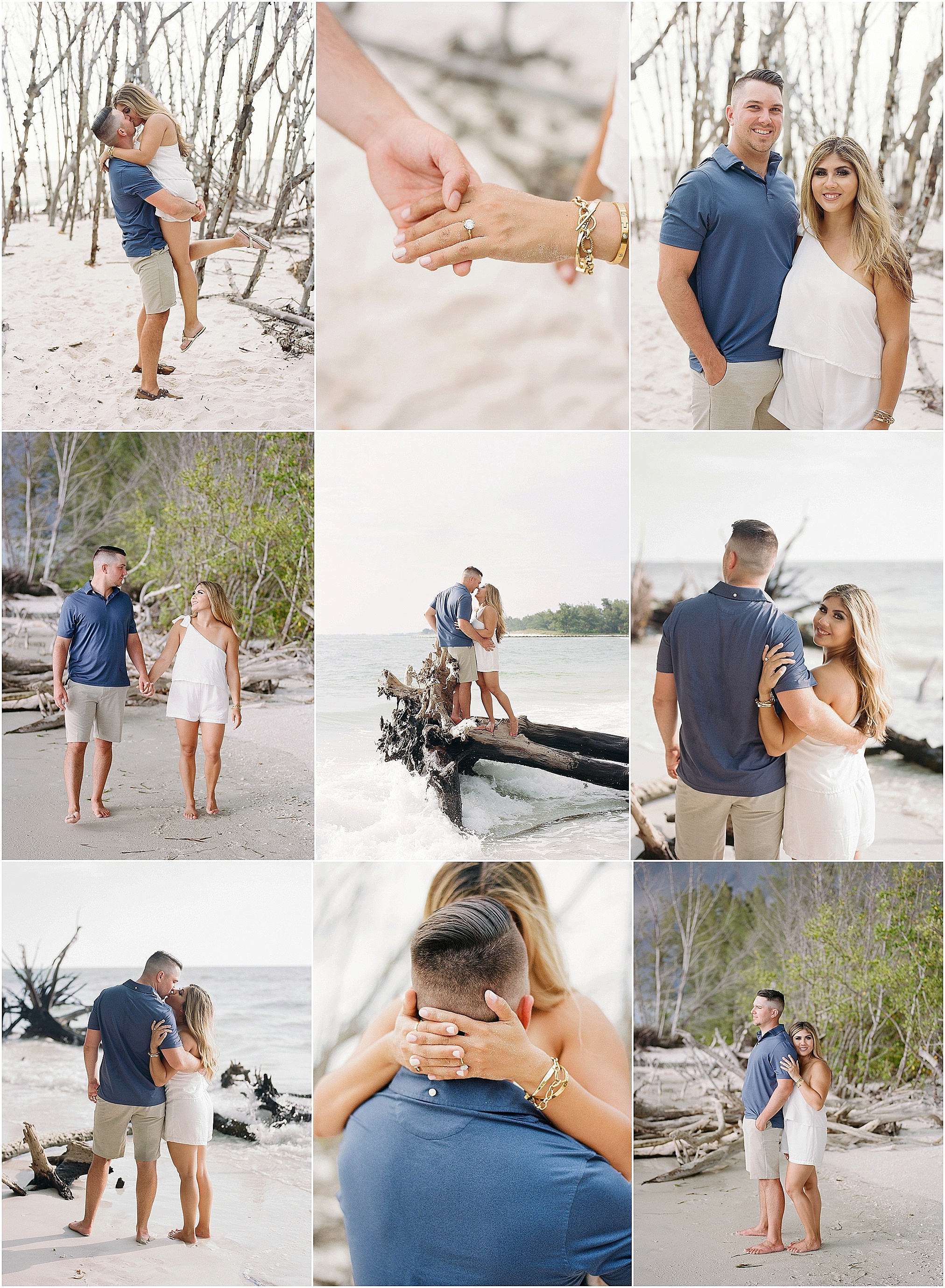 Beer can Island engagement pictures 