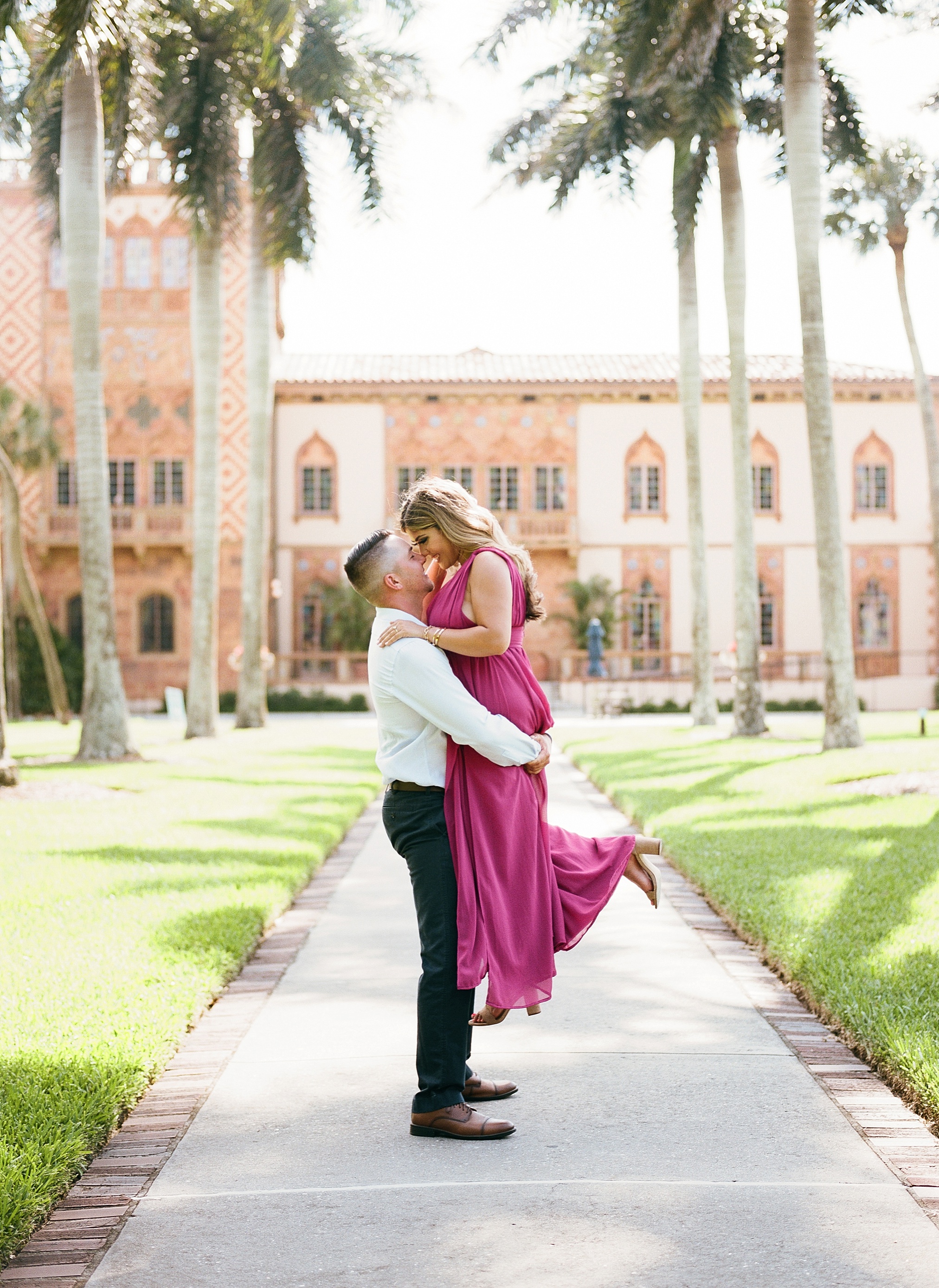 The Ca'd Zan Engagement Pictures in Sarasota Florida 