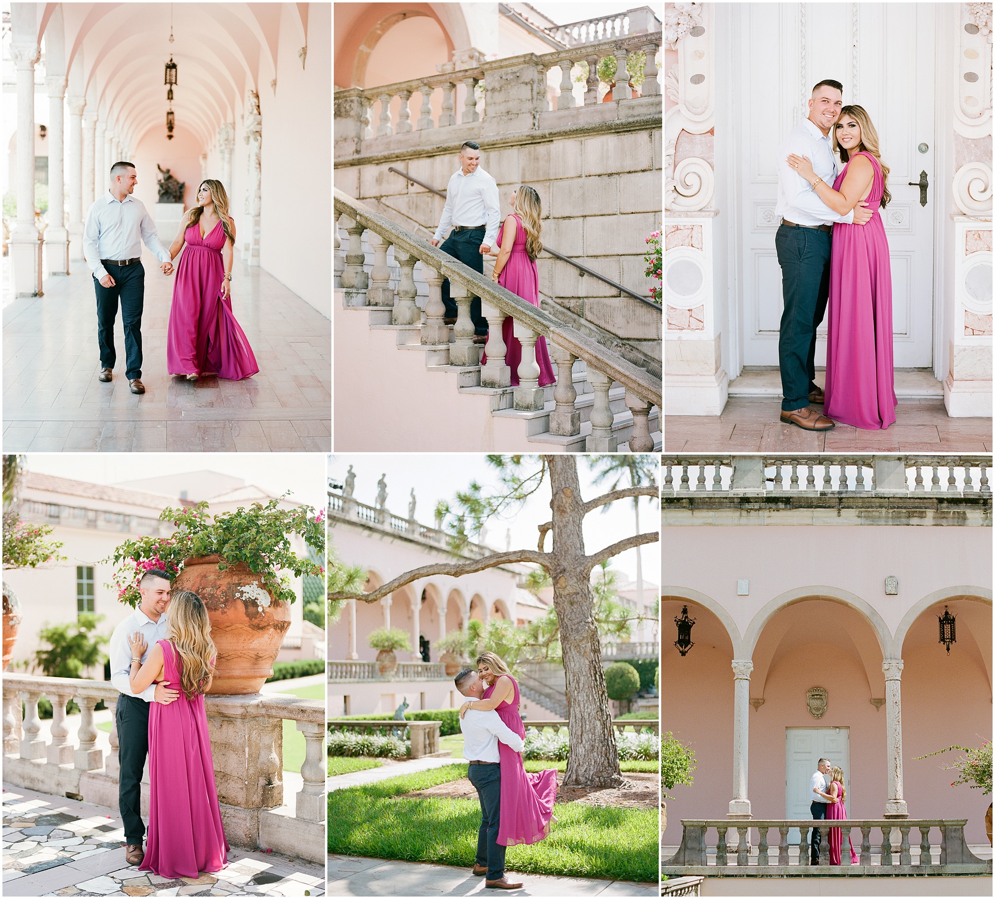 The John and Mable Ringling Museum of Art Engagement Photos, The Ringling Museum Engagement pictures, Best sarasota wedding venues 