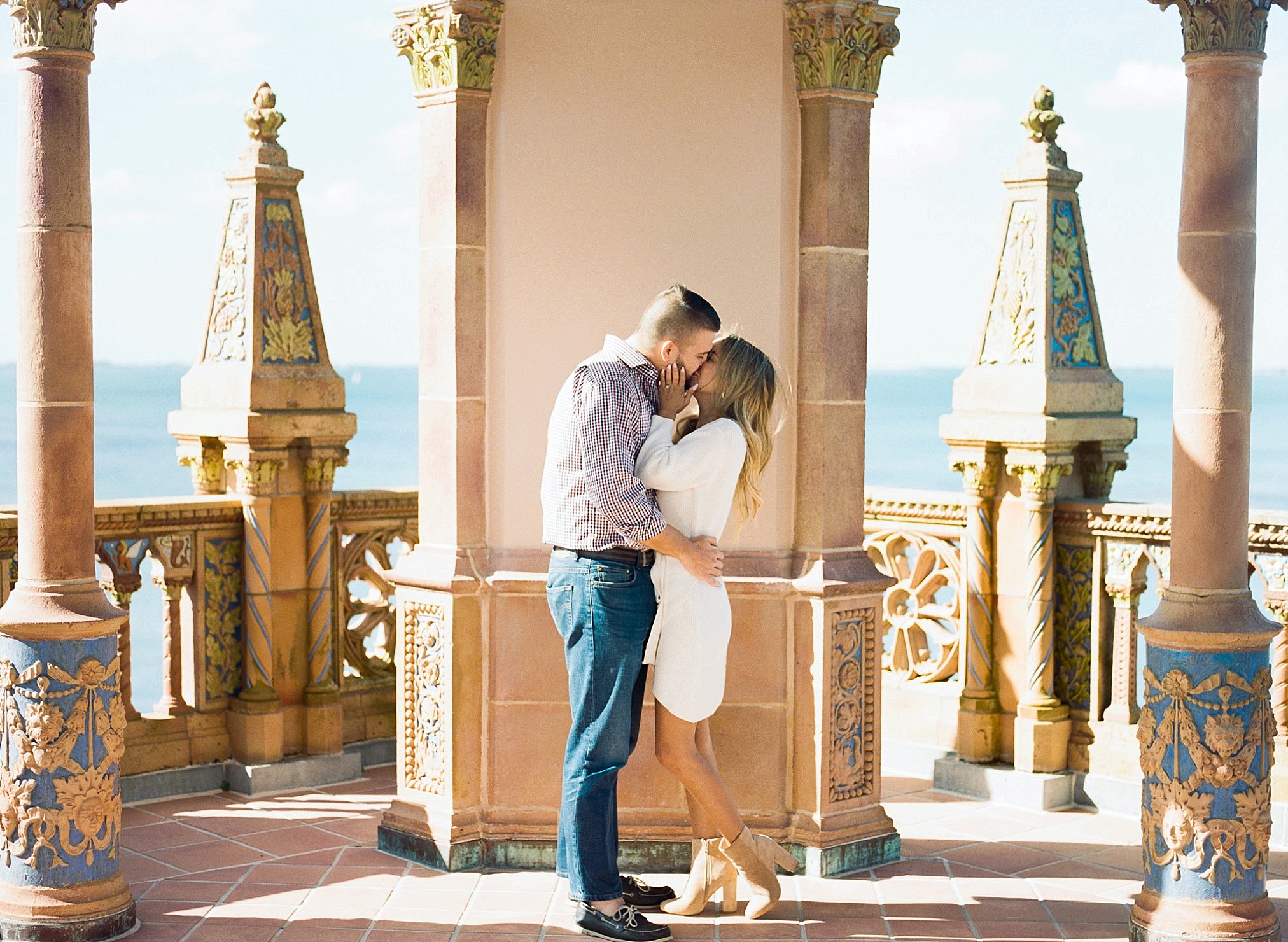 surprise proposal at the ca' d'zan ringling museum