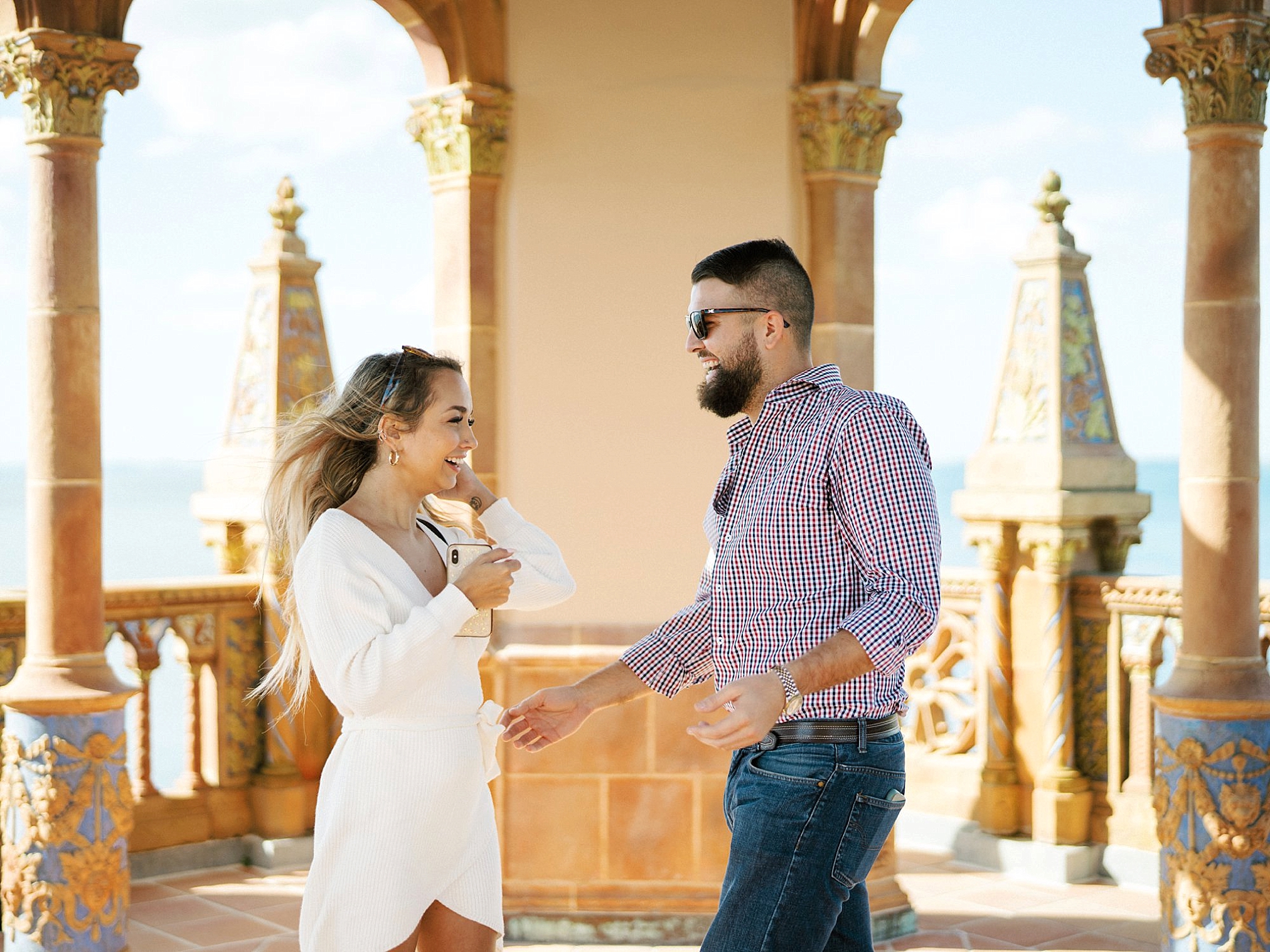 proposal at the ringling museum 