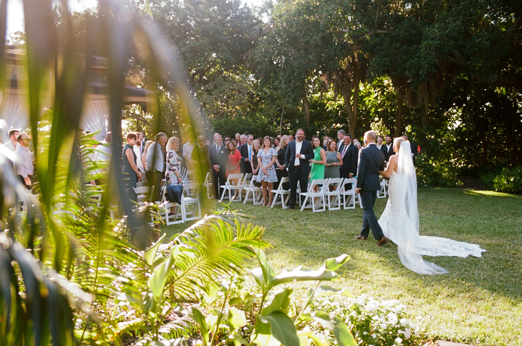 wedding ceremony at selby gardens 