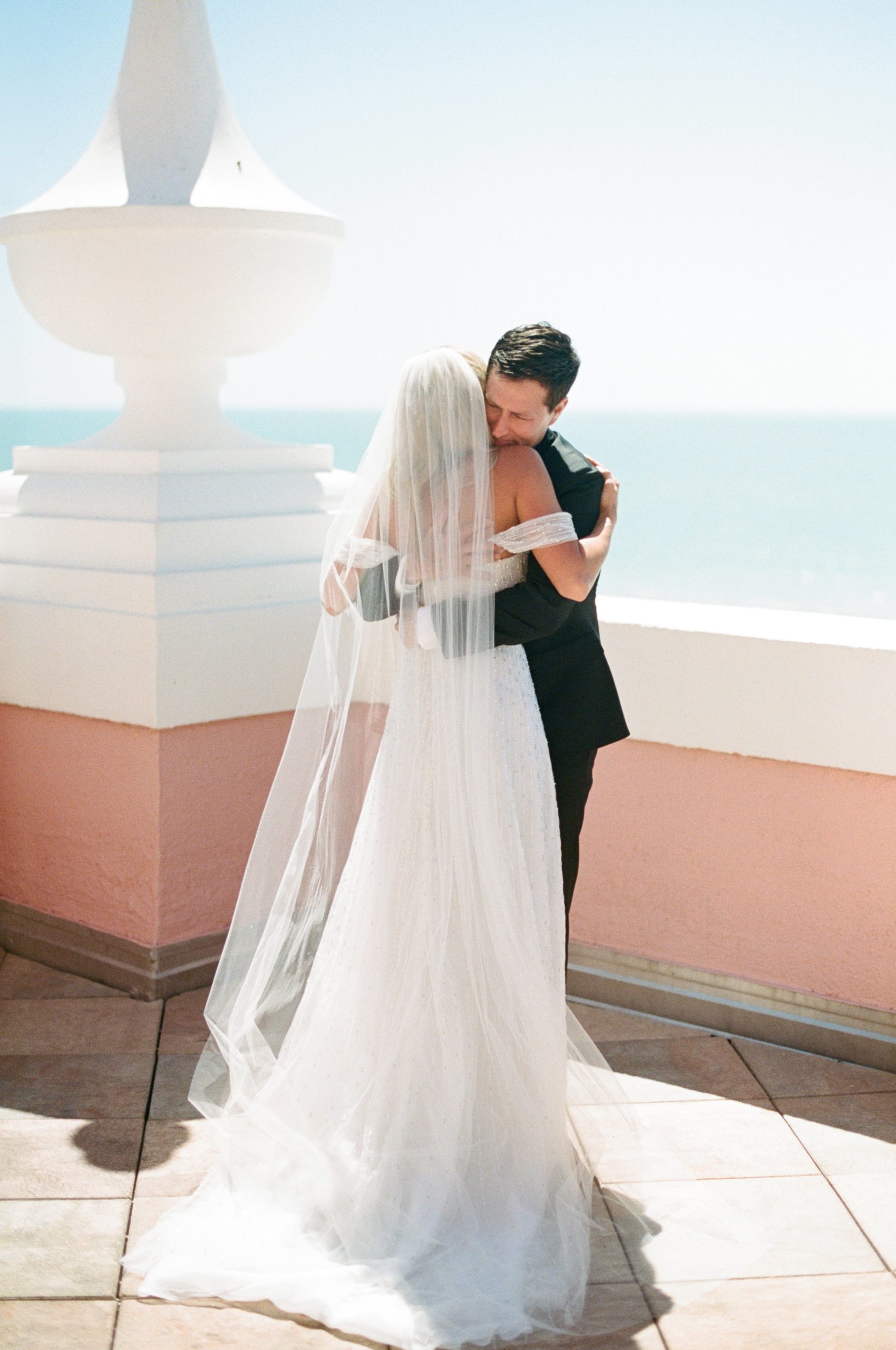 the don cesar hotel wedding, first look