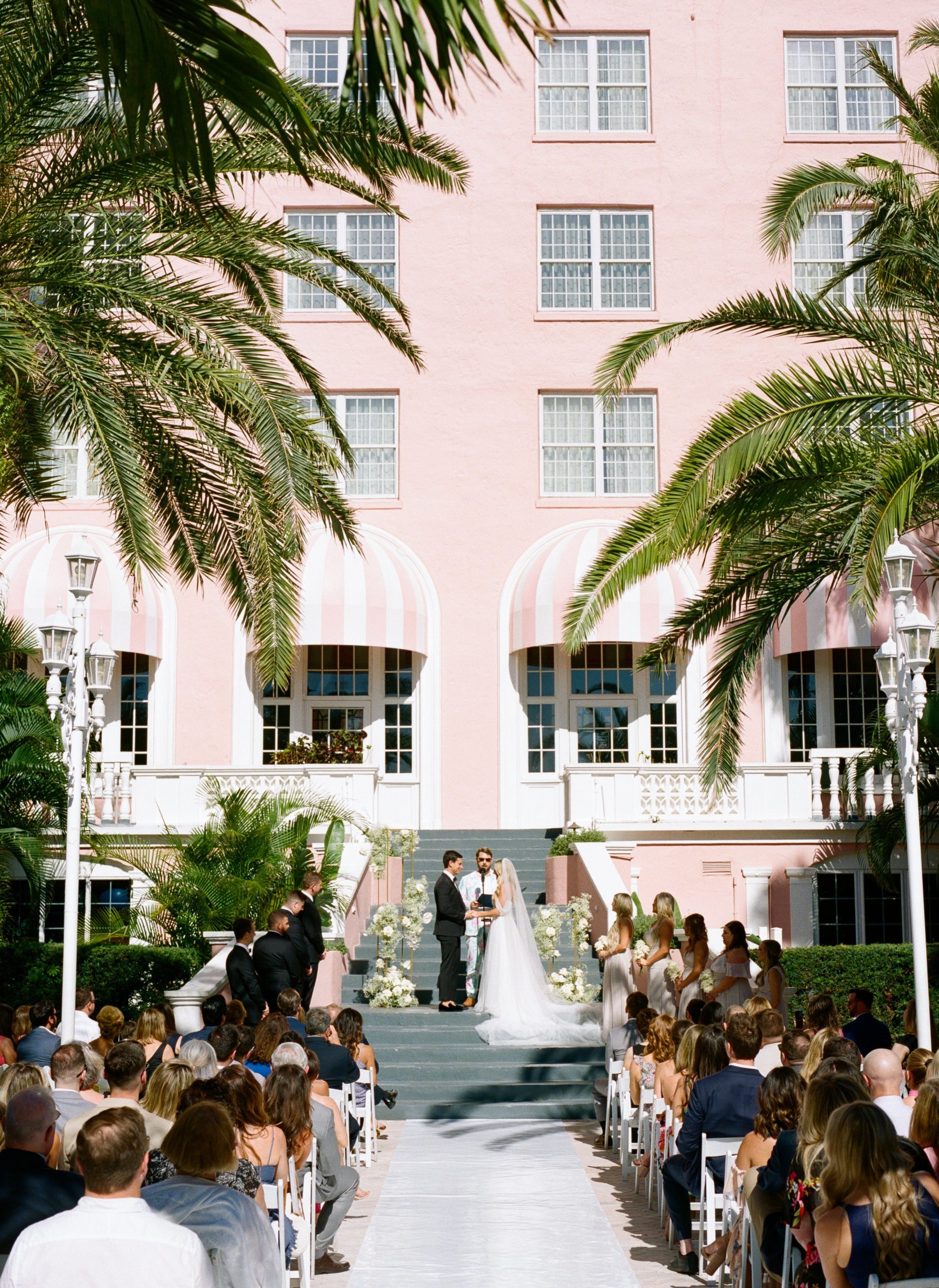 ceremony at the don cesar hotel 