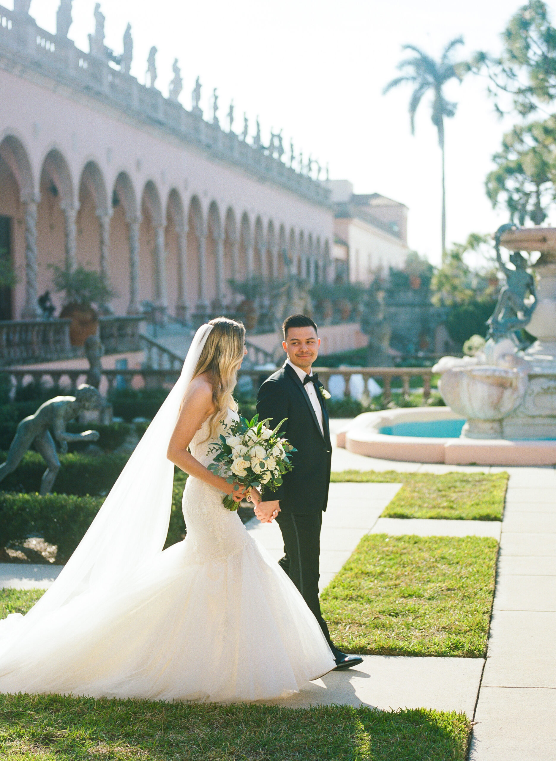 John and mable ringling museum of art wedding photos 